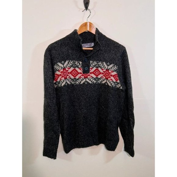 ✨5 for $15✨ Men’s Gray Oscar De La Renta Sweater Size Medium - Picture 9 of 9